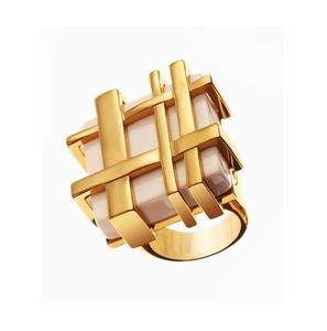 Anillo de lujo de alta calidad MS estilo europeo americano Acero inoxidable circón titanio acero joyería hecha a mano anillos de moda - Product Image 5