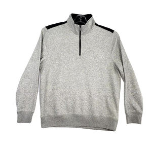 Sweat-shirt à demi-fermeture éclair pour hommes de qualité supérieure avec col montant à manches longues Streetwear Options de couleur personnalisées pull confortable de haute qualité - Product Image 1