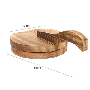 Prensador de masa de madera de alta calidad hecho a mano Producto más exigente prensador de madera para hornear y repostería - Product Image 6