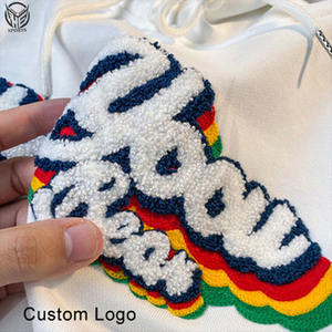 Sweat à capuche 100% en coton polaire de haute qualité Logo personnalisé saison d'hiver col à capuche pour hommes poids lourd - Product Image 3