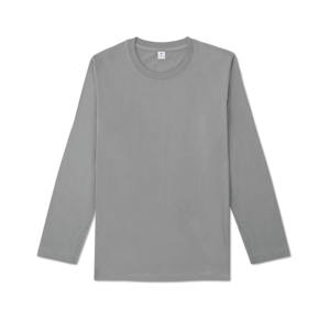 Camisetas cuello redondo manga larga en blanco TC tela transpirable durabilidad personalizada alta calidad 160 GMS - Product Image 1