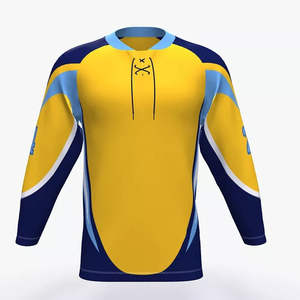 Meilleur maillot de hockey sur glace respirant et léger, dernier design, meilleur prix, arrivée récente, vêtements de sport d'équipe, logo personnalisé, maillot de hockey sur glace - Product Image 1