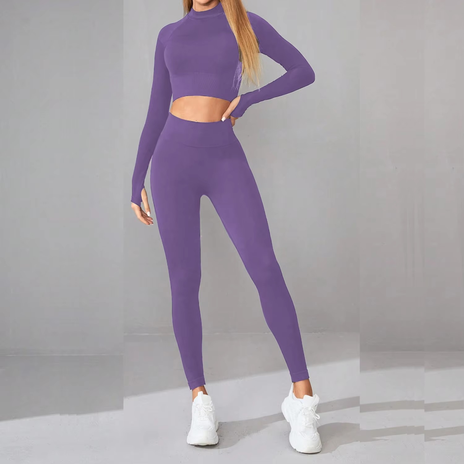 Custom Logo Solid Color Breathable Lightweight Eco-Friendly Seamless Double Layer Strap Polyester/Rayon Women's Yoga Sport Top