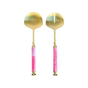 Cuillère à salade en acier inoxydable de haute qualité, ustensile de cuisine durable pour la maison et les restaurants - Product Image 2