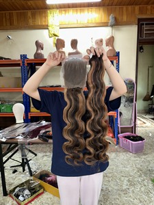 100% Extensiones de cabello humano vietnamita Virgen sin procesar Cuerpo ondulado Doble dibujado Estándar-Cabello vietnamita crudo de alta calidad - Product Image 2