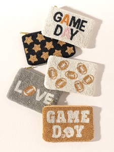 Monedero Popular Hecho a Mano con Cuentas y Anillo Desmontable para Guardar Dinero y Tarjetas en Días de Juego, por glowin fashion - Product Image 5