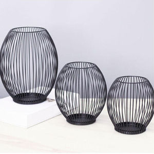 New Style Metal in Iron Wedding Christmas Home Decoration Candlestick Holders New Design Fancy Candle <b>Tea</b> Light <b>Stand</b> - Product Image 3