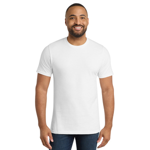T-shirt en coton uni pour hommes en gros |   T-shirt pour homme en tissu léger et respirant |   Service de logo personnalisé OEM - Product Image 1