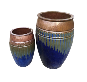 Rubí Linh-maceta de cerámica para decoración de jardín, fabricación hecha a mano, planta de cerámica para sala de estar, uso diario al aire libre con flores - Product Image 4