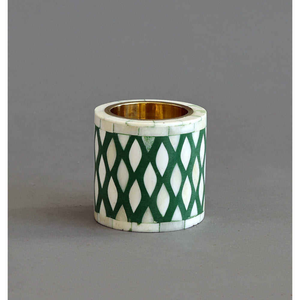 Brûleur d'encens Mabkhara en bois de santal avec incrustations de os, écologique, de style américain, au design moderne - Product Image 2