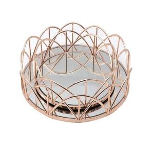 Luxury Metal Tray For Kitchen Catering Used Server Tray Gorgeous Look Cake Pasta Pizza Serve Decorative Metal Tray - Product Image 2