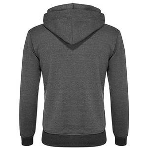Sudadera con Capucha y Cremallera para Hombre, Estilo Urbano, Algodón Felpa, Tejido Grueso, Fabricación Directa de Fábrica, Marca Personalizada, Suministro al por Mayor - Product Image 6