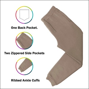 Conjunto de chándal para hombre, sudadera con cremallera y joggers, traje Atlético sólido informal de 2 piezas, ropa de calle, cálido, transpirable, para exteriores, para exteriores - Product Image 5