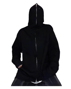 Venta al por mayor de lujo personalizado peso pesado Sudadera con capucha de gran tamaño de fabricación de algodón pesado 100% Terry Sudadera con capucha Zip Up - Product Image 1