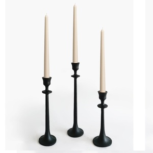 Elegant Silver Hammered Metal <b>Candlestick</b> <b>Holder</b> for Christmas, Handmade Eco Friendly Candle Stand For Living Room & Table Decor - Product Image 6
