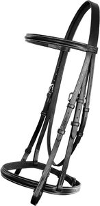 Brida tradicionalmente elevada asequible con riendas atadas Brida Para Caballo - Product Image 5