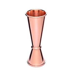Jigger para Cócteles de Acero Inoxidable con Acabado en Oro Rosa y Diseño Pulido, Vaso Medidor de Doble Cara para Bar, Hogar y Hotel - Product Image 3