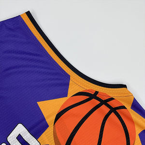 Venta al por mayor de calidad de los hombres de verano uniforme deportivo personalizado transpirable baloncesto deportes personalizado ropa de baloncesto - Product Image 4