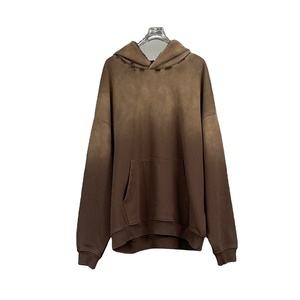 Custom Unisex Blank <b>Vintage</b> Gradient Hoodie Men's Hooded Oversized Acid Wash Distressed Heavyweight Pullover Premium Quality - Product Image 2