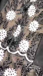 Abayas elegantes y modestos bordados a mano para mujer, hermoso trabajo de piedra inferior, vestidos formales tradicionales de Dubái, transpirables musulmanes - Product Image 3