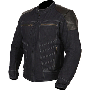 Chaqueta de cuero con cremallera para hombre, nueva chaqueta de moto de cuero personalizada a la moda para hombre - Product Image 5
