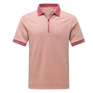 Polo para hombre más vendido para primavera y verano, camisa de manga corta sólida de secado rápido con cremallera, camisa de talla grande, cómoda, lisa y en blanco - Product Image 1