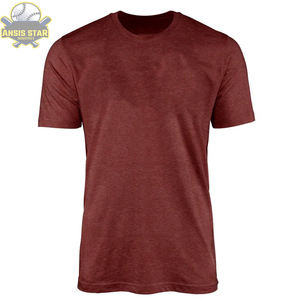 2024 O cuello secado rápido 100% algodón exportable mejor calidad hombres camiseta Color sólido precio de fábrica de Pakistán - Product Image 1