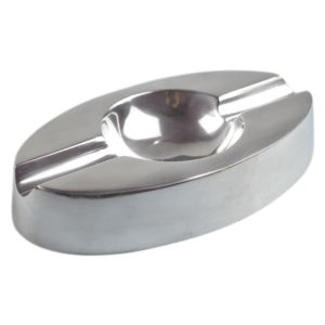 Nouveau support de plateau de fumer avec finition plaquée argent et support en métal en aluminium pour décor de chambre à coucher - Product Image 4