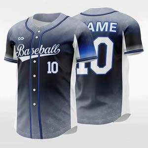 Ensemble de maillots de baseball personnalisés pour hommes vêtements de sport imprimés avec logo propre vente en ligne - Product Image 4