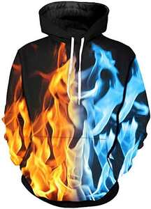 Sudadera con Capucha Unisex con Estampado Gráfico 3D, Sudadera Informal de Forro Polar con Arte Digital para el Mercado Mayorista - Product Image 5