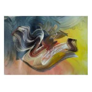 Dernières belles calligraphies de peintures à l'huile d'art moderne islamique sur toile disponibles avec des conceptions personnalisées en grande quantité - Product Image 6