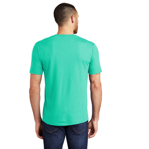 Next Level NL3600 100% coton Premium ajusté col rond t-shirts prochain niveau unisexe Heather Ringer CVC suédé t-shirts - Product Image 3