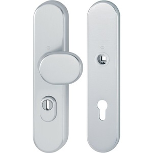 Cache-poignée de porte en aluminium F1 72mm 37-47mm pour Schutzgarnitur 86G/3332ZA/3310 par HOPPE - Product Image 1