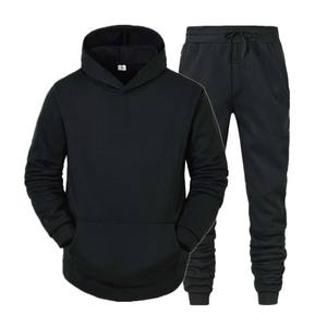 100% algodón suave ropa deportiva Venta caliente diseño OEM en blanco personalizado invierno calentamiento chándal hombres - Product Image 6