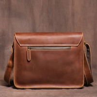 Sac à bandoulière personnalisé en cuir véritable imperméable avec fermeture éclair réutilisable grande capacité pour femmes