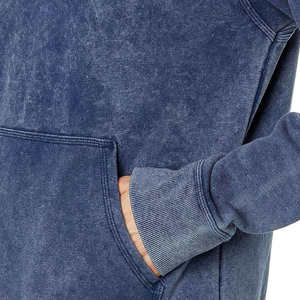 Sudaderas para hombre con efecto desgastado, bordado personalizado, parches estampados, cremallera, lavado ácido, estilo vintage, felpa francesa, ropa urbana, sudaderas con capucha para hombre - Product Image 2