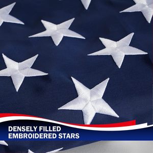 USA TOP FLAGSINC Support de drapeau portable de 6 pieds pour drapeau américain 3x5, kit anti-emmêlement pour panneaux de jardin/gazon, pour utilisation extérieure sur porche et maison - Product Image 2