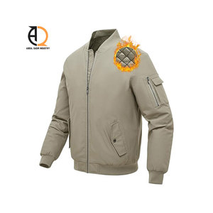 Blouson d'aviateur fait sur mesure blouson d'aviateur en polyester manteau de nylon de baseball vendu en gros - Product Image 2