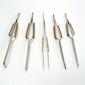 Pinzas profesionales de acero inoxidable Esd, herramienta de soldadura de placa de circuito de precisión, grado Industrial R1 - Product Image 6