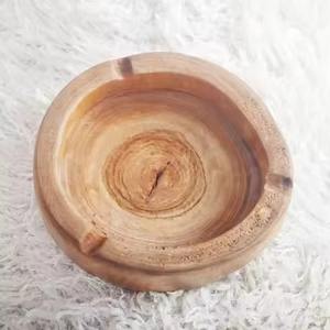 High Quality Classic Design Natural Wood <b>Ashtray</b> Hot Selling Irregular Wooden <b>Ashtray</b> for Smoking Use - Product Image 2