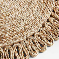 Vgreen Art Napperons en jonc de mer de meilleur choix pour la décoration de table à manger Napperons ronds de Noël Conception personnalisée