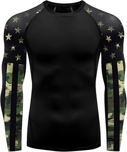 Camiseta Deportiva de Manga Corta de Poliéster de Secado Rápido para Hombre, Nueva Moda, para Correr, Levantar Pesas y Entrenamiento - Product Image 1