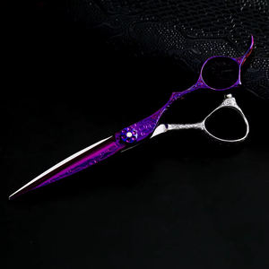 Tijeras de adelgazamiento de cabello de acero inoxidable VG10 de Japón Premium, tijeras de corte de peluquero de hoja recta de alta calidad para uso en salón - Product Image 6