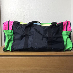 Custom Sublimation Printing Corduroy Solid Eco-Friendly Sport Travel Shoulder Tote Duffle Bag Unisex - Product Image 3