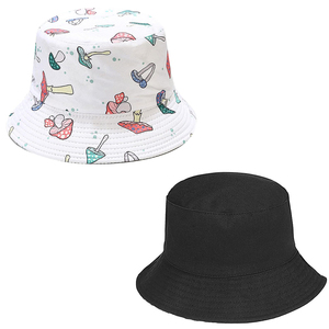 100% algodón moda pescador cubo sombreros alta calidad personalizado bordado Logo elegante cubo sombrero para adultos - Product Image 5