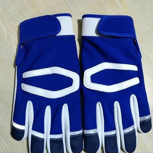 Venta caliente profesional de cuero de vaca béisbol Softball guantes de bateo con logotipo y diseño personalizados - Product Image 2