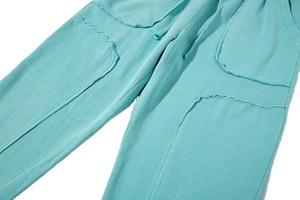 กางเกงฮิปฮอปลำลองสำหรับผู้ชายสำหรับฤดูใบไม้ร่วงกางเกงวอร์มผ้าฝ้ายฟอกสีกางเกงและกางเกงขายาวสำหรับผู้ชาย - Product Image 3