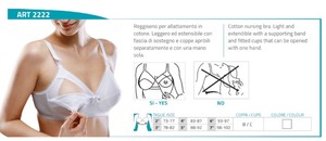 Soutien-gorge d'allaitement respirant sans armatures JOLIE MAMAN en Spandex/Polyester Réf. 2222 - Product Image 4