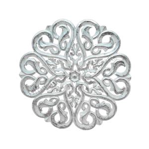 Panneau mural décoratif sculpté à la main de forme ronde en MDF antique de luxe Fabricant indien de décoration intérieure pour chambre et bureau - Product Image 3