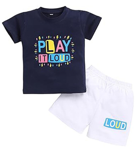 ชุดเสื้อผ้าเด็กผู้ชายฤดูร้อนคุณภาพสูง วินเทจ ผ้าแคนวาส 100% ผ้าฝ้าย - Product Image 4